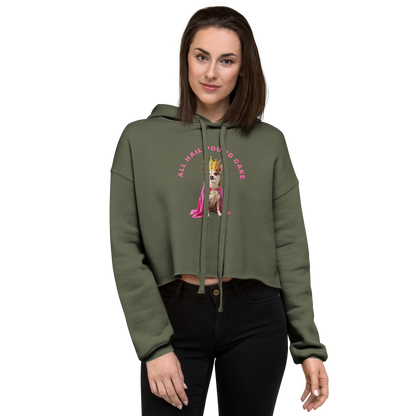 All Hail Pound Cake Cropped Hoodie