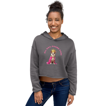 All Hail Pound Cake Cropped Hoodie